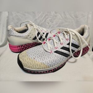 adidas Adizero Ubersonic 2 Think Pink All Court Shoes Womens Sz 7.5